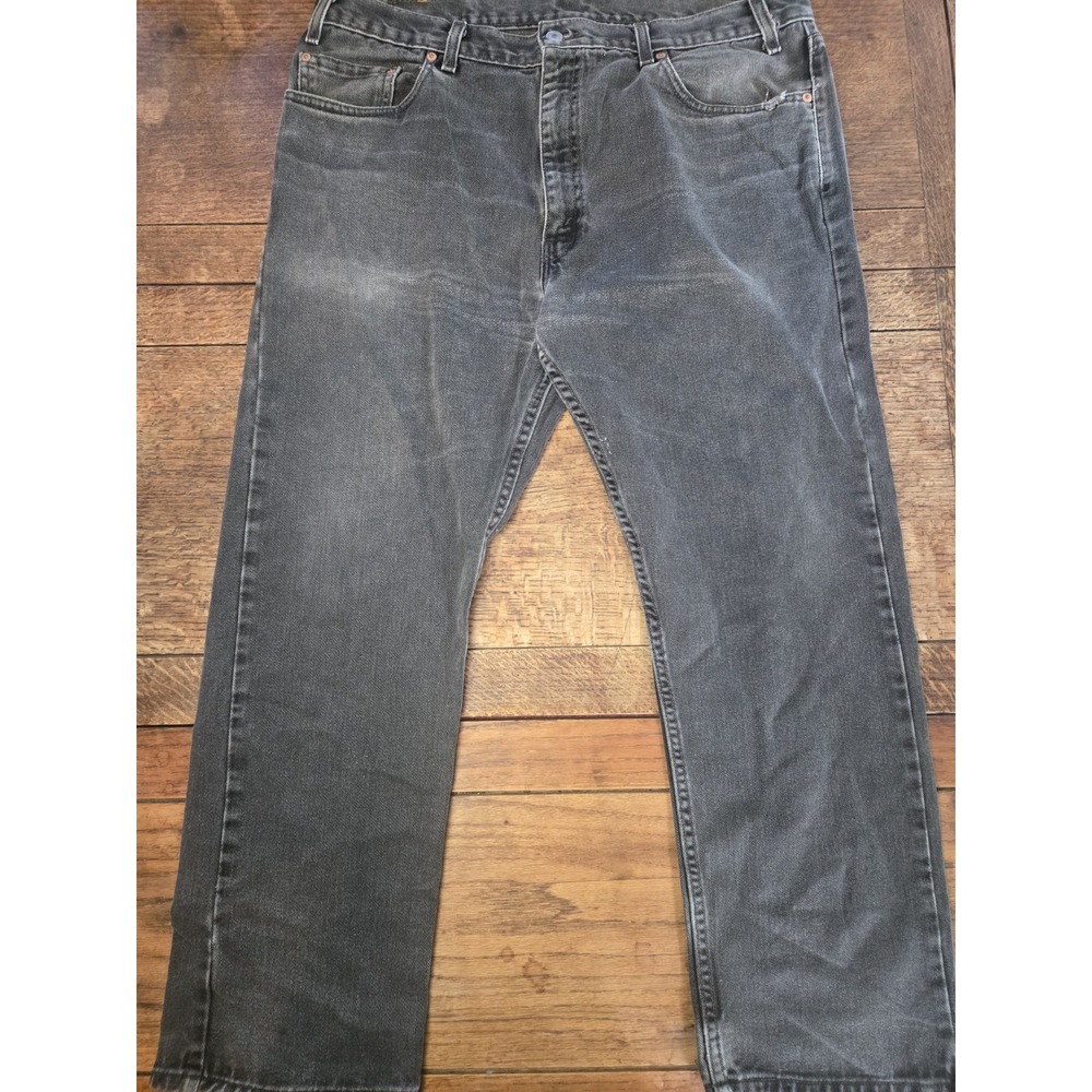 Vintage‎ Y2k Levis Jeans 527 38x28 Relaxed Black Denim Nice Fade Skateboarding